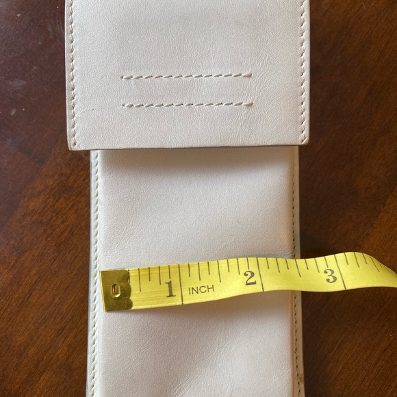 PRADA OFF WHITE LEATHER CROSS BODY POUCH - Picture 12 of 16